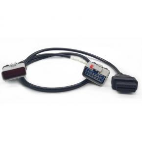 RP1226 male to Rp1226 Female to OBD2 Female Splitter Y cable