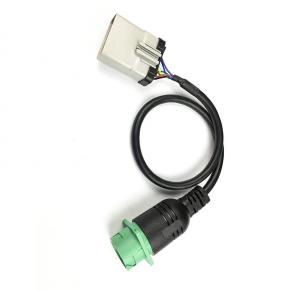 Wholesales High Quality RP1226 14 Way Male to Green Type 2 J1939 9pin Female ELD Adapter Cable For Trucks